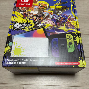 닌텐도 스위치 oled 스플래툰 에디션 미개봉 이미지