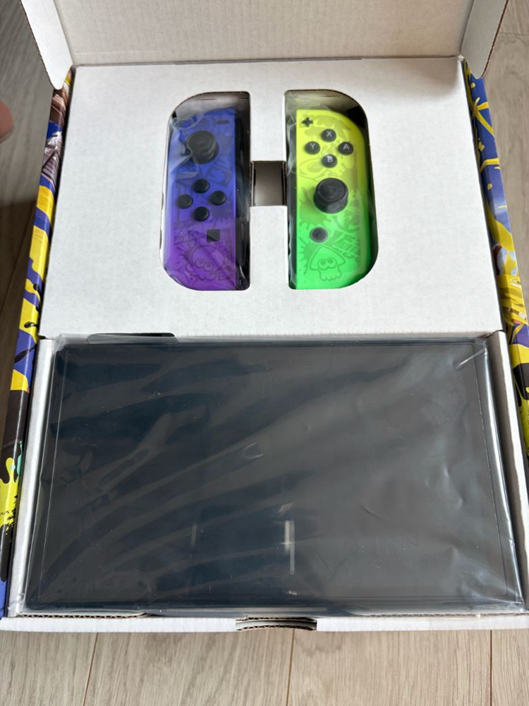 닌텐도 스위치 oled 스플래툰 에디션 미개봉 이미지