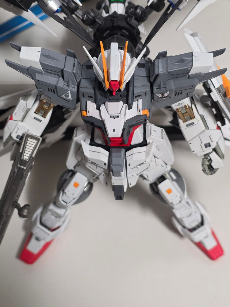 MG EX임펄스 건담+ 메뉴버 스트라이커 도색작 판매합니다. 건담/건프라/프라모델 이미지