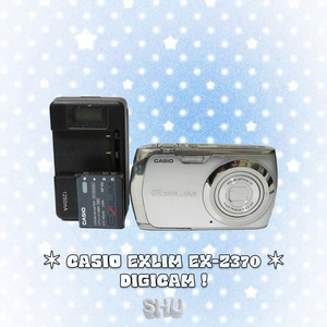 카시오 엑슬림 EX-Z370 빈티지 디카 실버 이미지