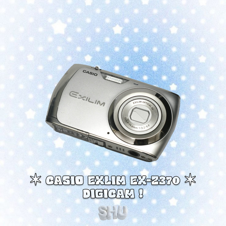 카시오 엑슬림 EX-Z370 빈티지 디카 실버 이미지