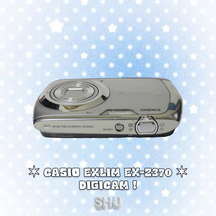 카시오 엑슬림 EX-Z370 빈티지 디카 실버 이미지