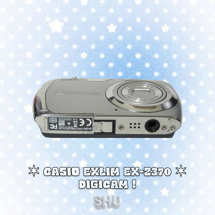카시오 엑슬림 EX-Z370 빈티지 디카 실버 이미지