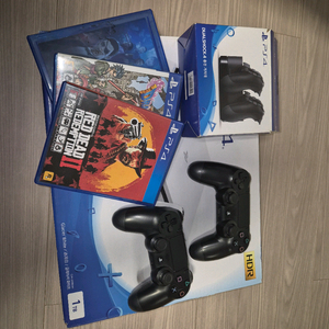 플스4슬림1tb블랙 + 타이틀3개 팝니다 이미지