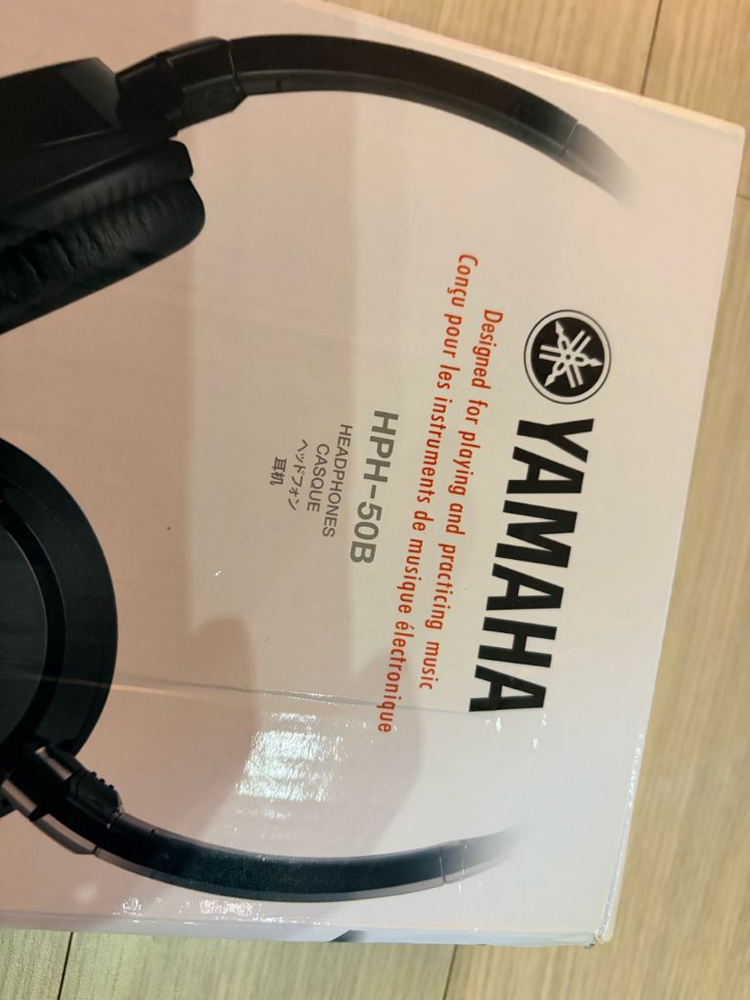 야마하 디지털피아노 헤드셋 블랙 HPH-50B 정품 작동이상무 이미지