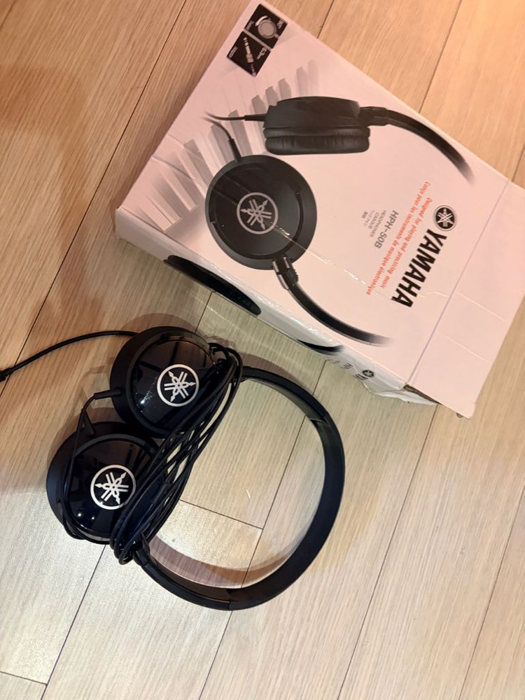 야마하 디지털피아노 헤드셋 블랙 HPH-50B 정품 작동이상무 이미지