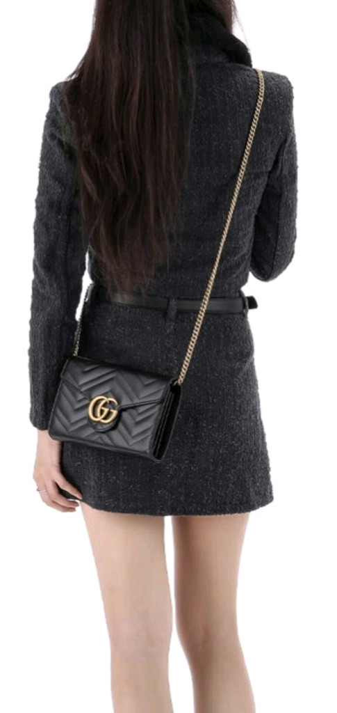 구찌 마몽 마틀라세 크로스백/숄더백 정품S급(감정O)구찌프라다루이비통디올고야드샤넬셀린느보테가생로랑발렌시아가버버리가방 이미지