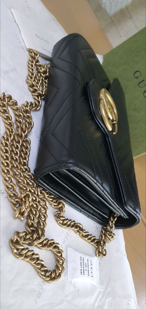 구찌 마몽 마틀라세 크로스백/숄더백 정품S급(감정O)구찌프라다루이비통디올고야드샤넬셀린느보테가생로랑발렌시아가버버리가방 이미지