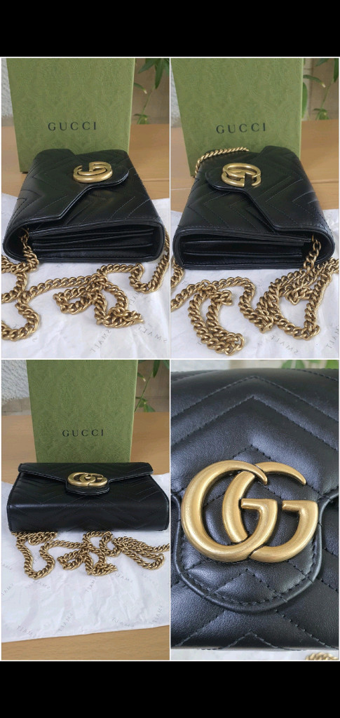 구찌 마몽 마틀라세 크로스백/숄더백 정품S급(감정O)구찌프라다루이비통디올고야드샤넬셀린느보테가생로랑발렌시아가버버리가방 이미지