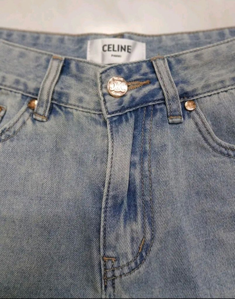 [새상품급 여성용] 셀린느 데님 청 반바지 S 160/64A 사이즈 루이비통 샤넬 구찌 펜디 프라다 에르메스 디올 이미지