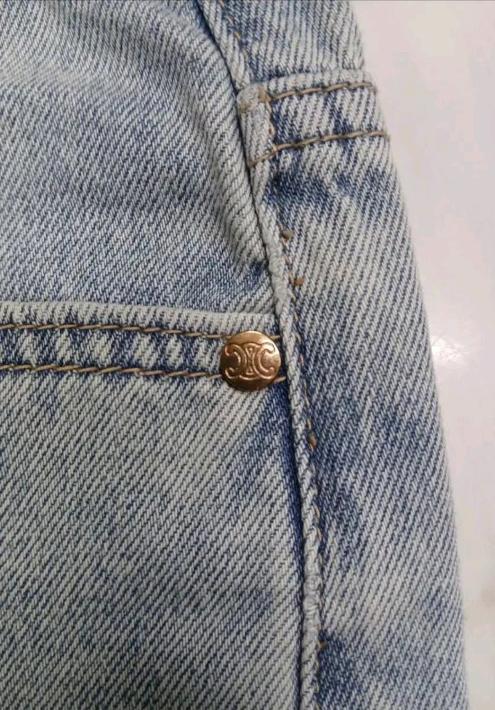 [새상품급 여성용] 셀린느 데님 청 반바지 S 160/64A 사이즈 루이비통 샤넬 구찌 펜디 프라다 에르메스 디올 이미지