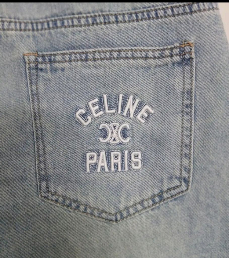 [새상품급 여성용] 셀린느 데님 청 반바지 S 160/64A 사이즈 루이비통 샤넬 구찌 펜디 프라다 에르메스 디올 이미지