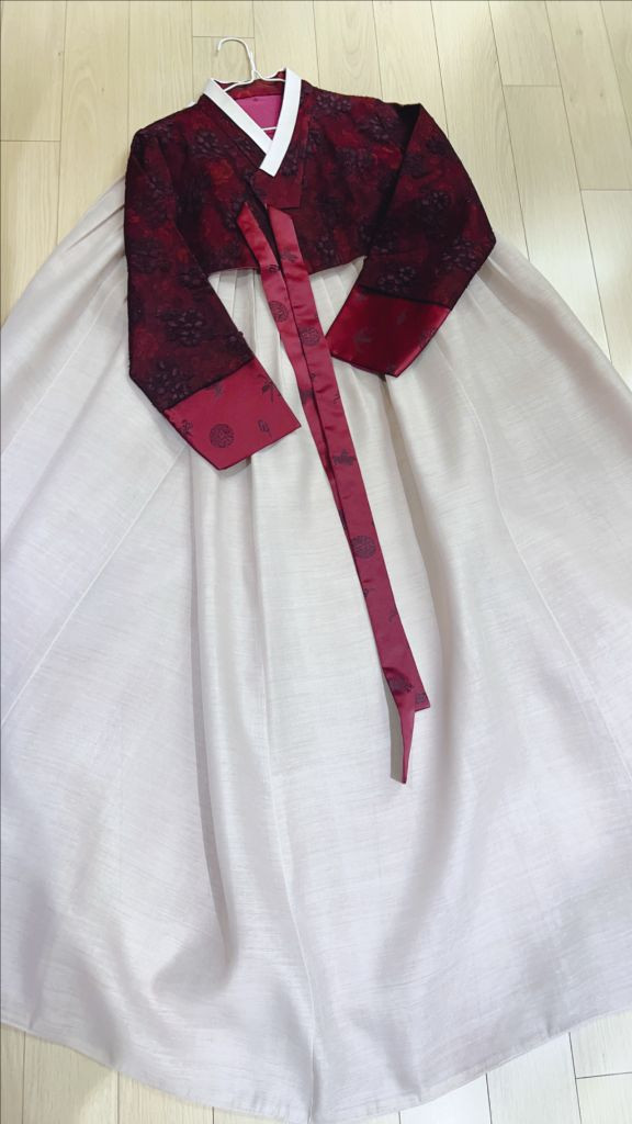 여성 한복 77사이즈 팔아요 이미지