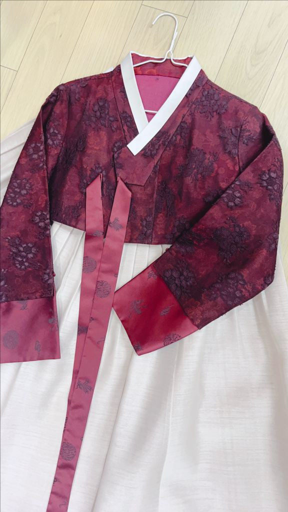 여성 한복 77사이즈 팔아요 이미지