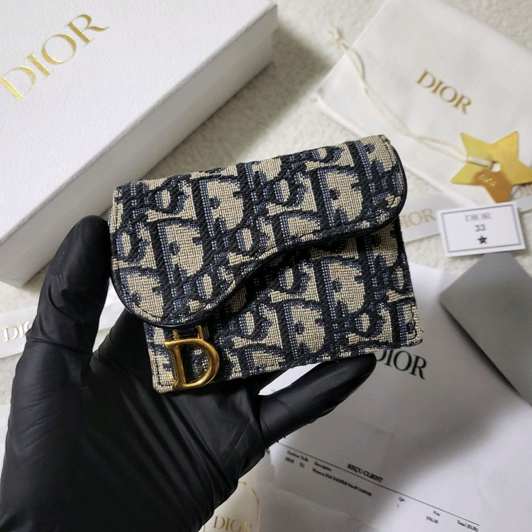 [새상품급/풀구성] 디올 오블리크 새들 카드지갑 이미지