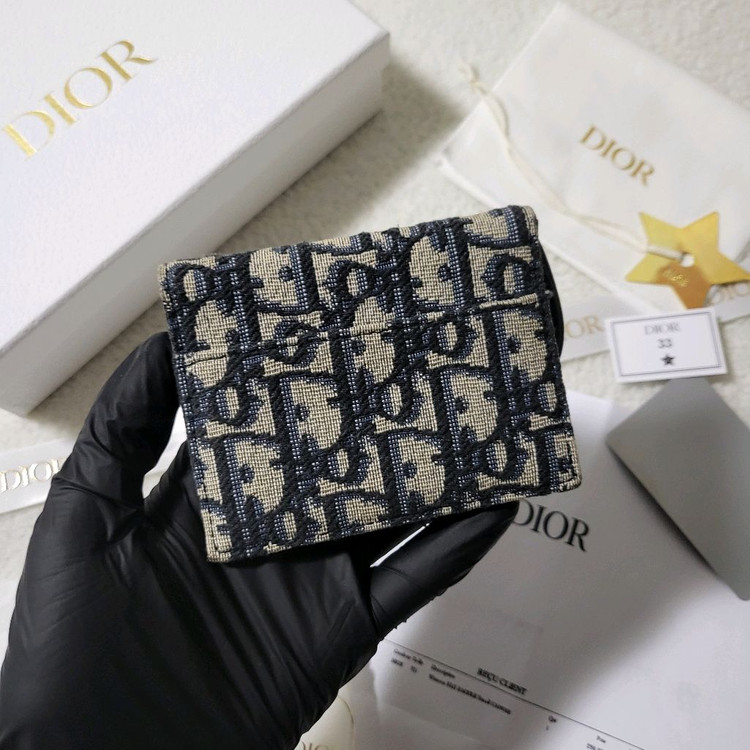 [새상품급/풀구성] 디올 오블리크 새들 카드지갑 이미지