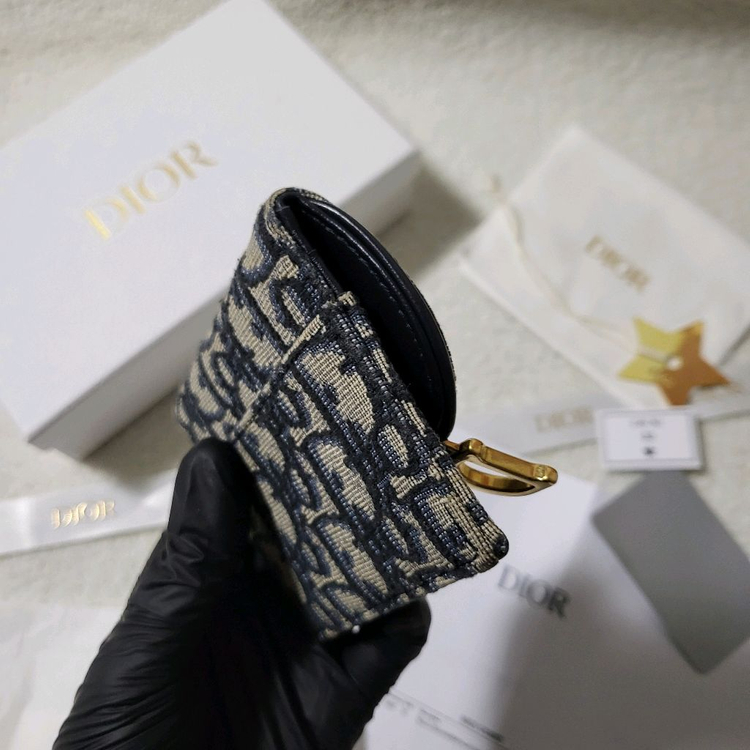 [새상품급/풀구성] 디올 오블리크 새들 카드지갑 이미지