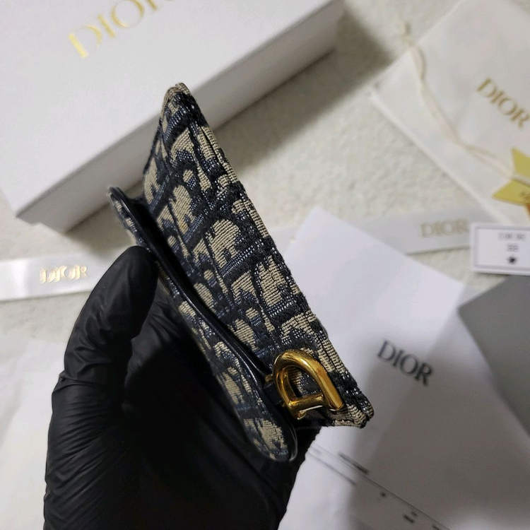 [새상품급/풀구성] 디올 오블리크 새들 카드지갑 이미지