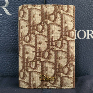 [유일매물/새상품급] 디올 오블리크 오거나이저 카드지갑 브라운 이미지