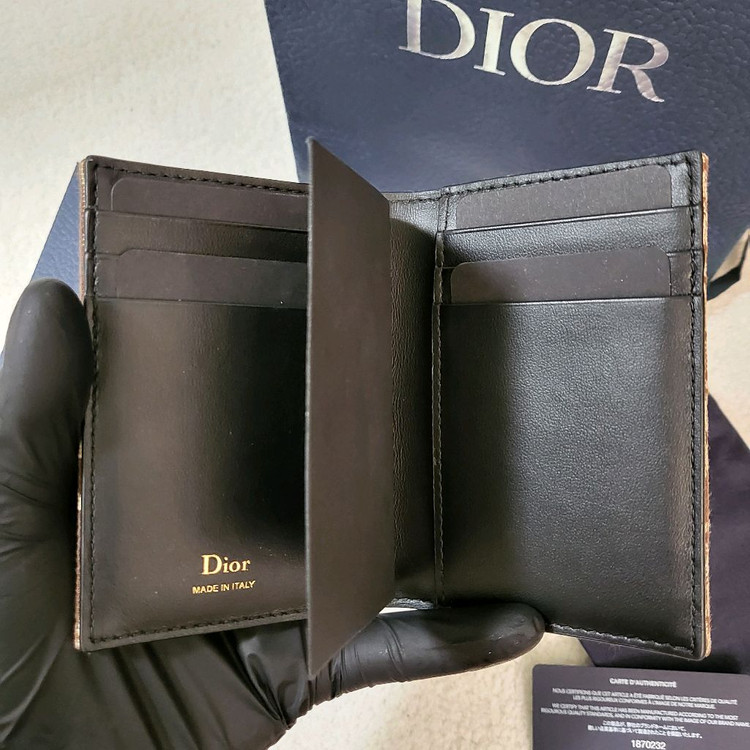 [유일매물/새상품급] 디올 오블리크 오거나이저 카드지갑 브라운 이미지
