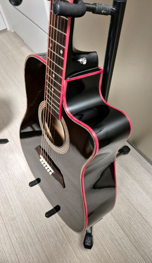 Jagger A90 BK 어쿠스틱 기타(EQ장치) 이미지