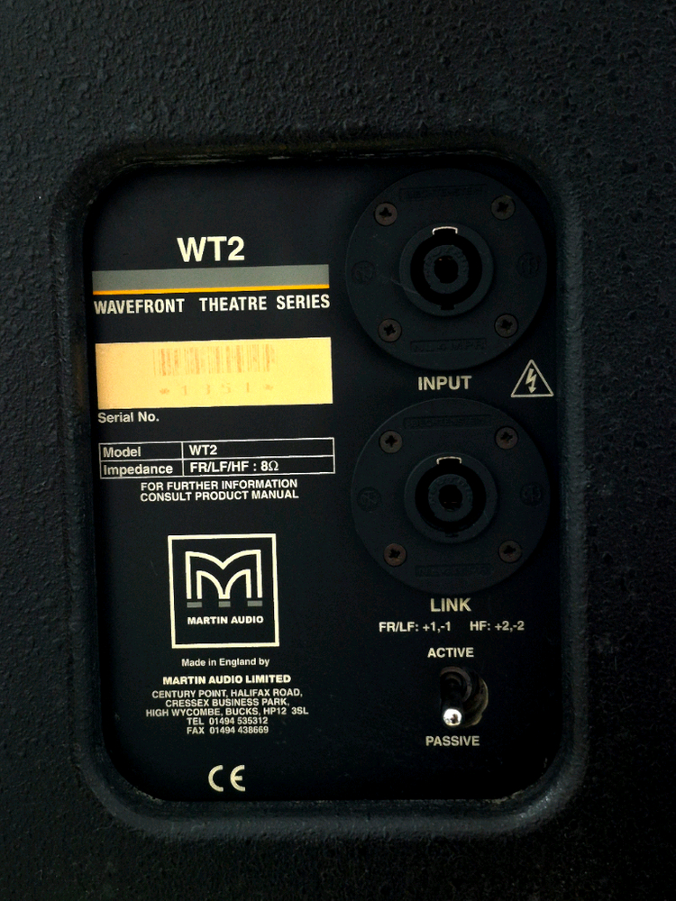 마틴오디오 WT3스피커 Martin Audio(1통 가격) 이미지