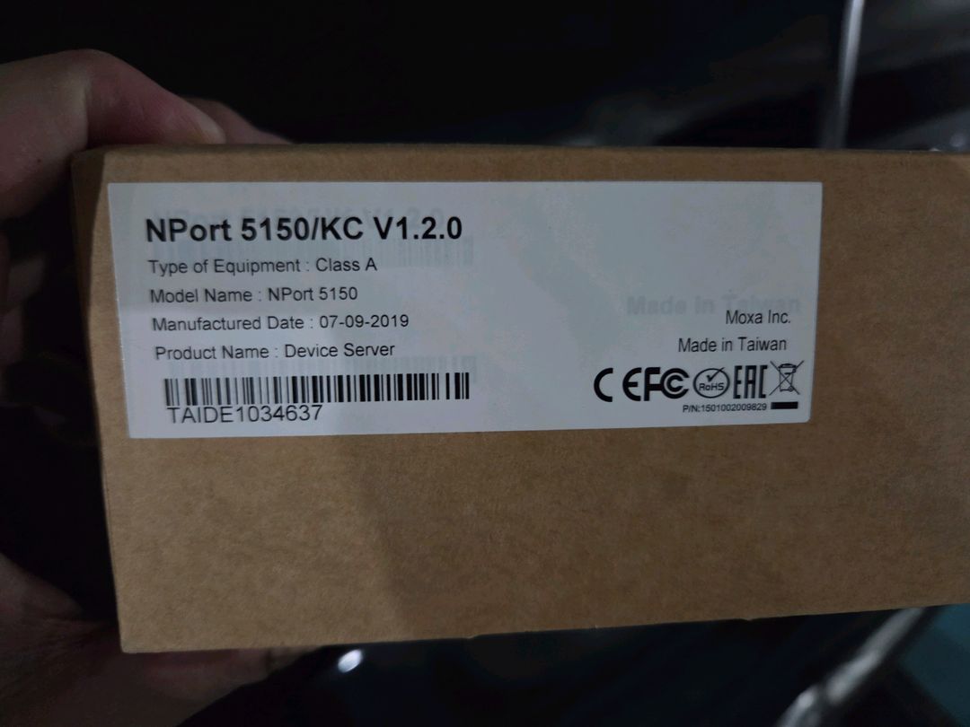 NPort 5150/KC V1.2.0 ネットワークポート