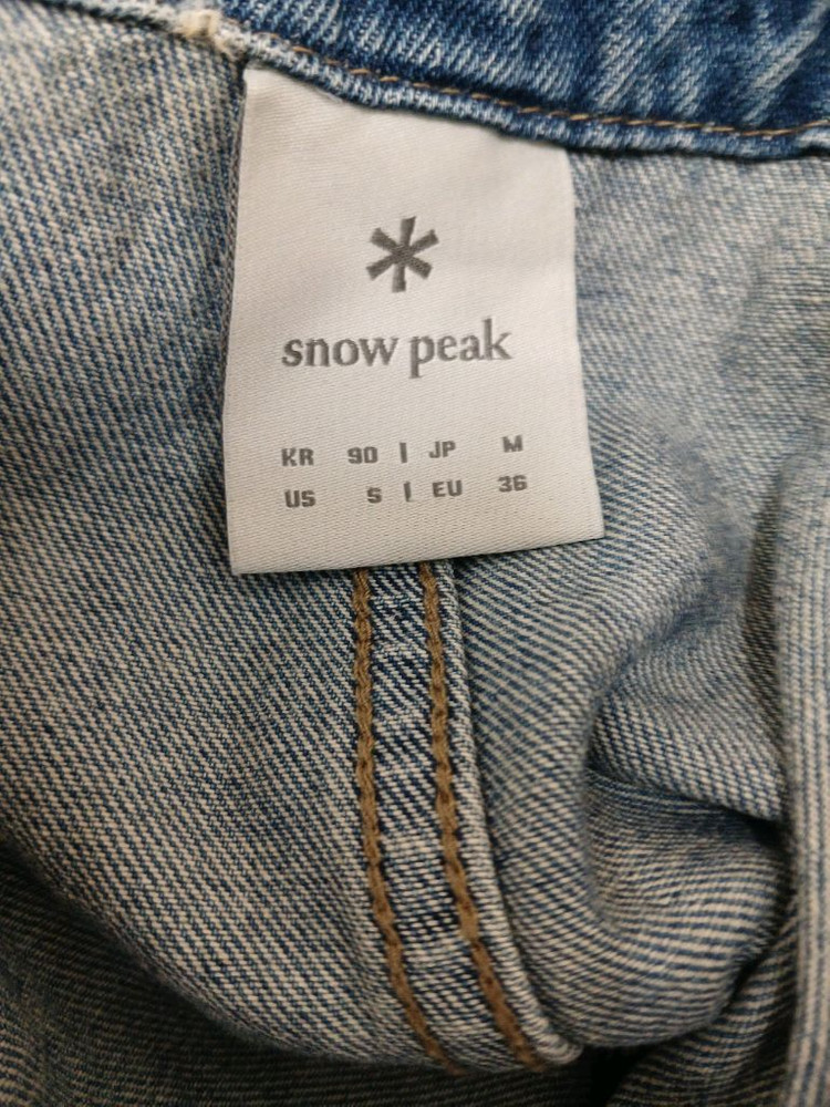 스노우피크 청멜빵 원피스 사이즈 90 이미지