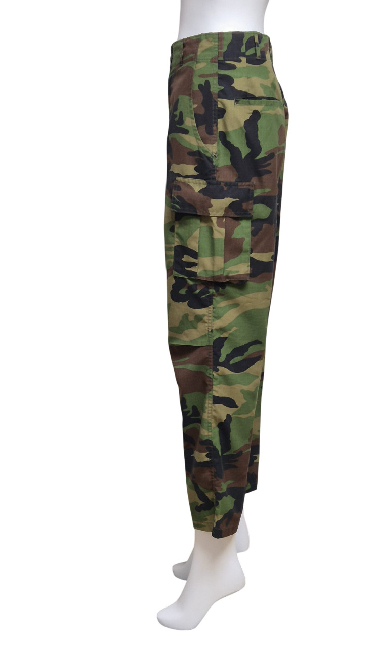 국군 구형 후기형 하계 여군 전투복 바지 팬츠 하의 (XS) 이미지