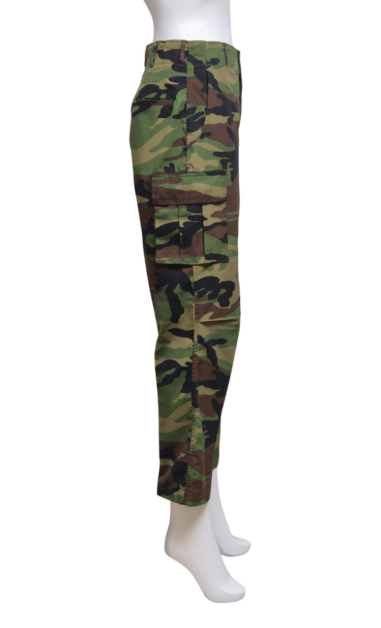 국군 구형 후기형 하계 여군 전투복 바지 팬츠 하의 (XS) 이미지