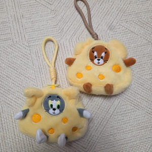 톰과제리 미니파우치 동전지갑 치즈키링 새상품 이미지