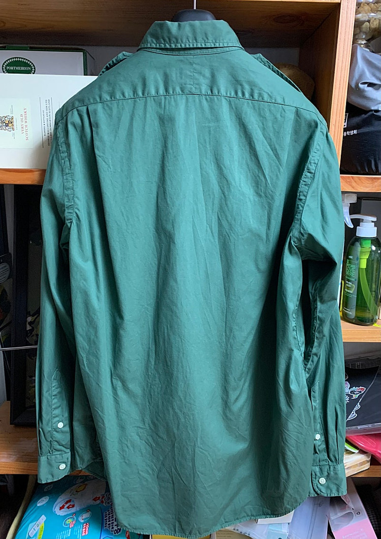 폴로 M 가먼트 사파리 셔츠 카키 매장판 이미지