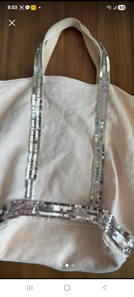 아떼 바네사브루노 린넨 카바스가방 이미지