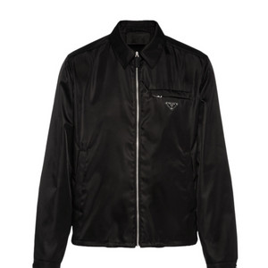 [50] 프라다 리나일론 집업 개버딘 블루종 자켓 블랙 이미지