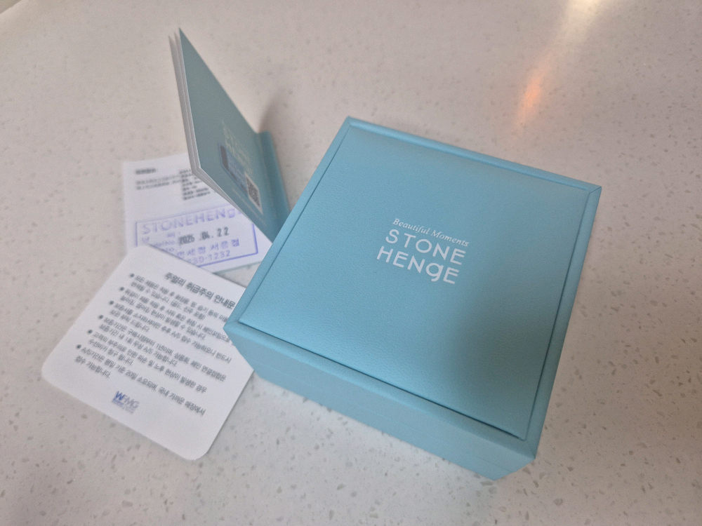 스톤헨지 14k 로즈골드 U0064 귀걸이 한짝 이미지