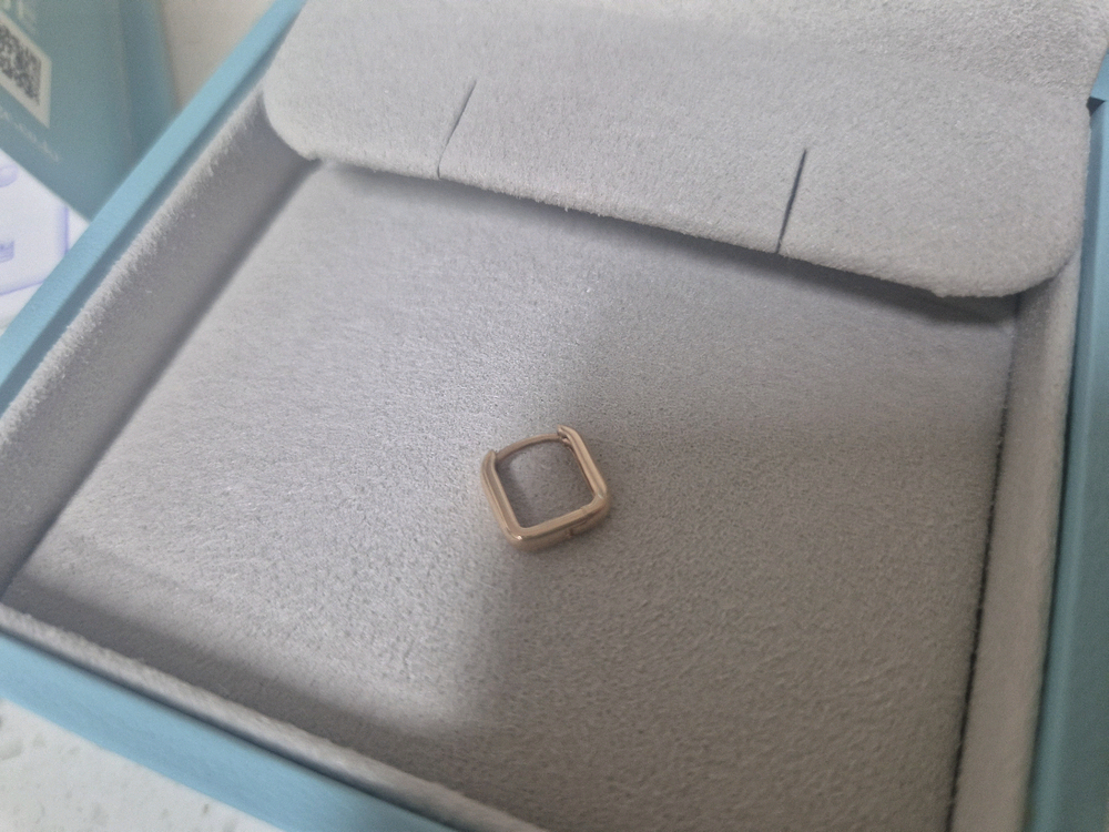 스톤헨지 14k 로즈골드 U0064 귀걸이 한짝 이미지