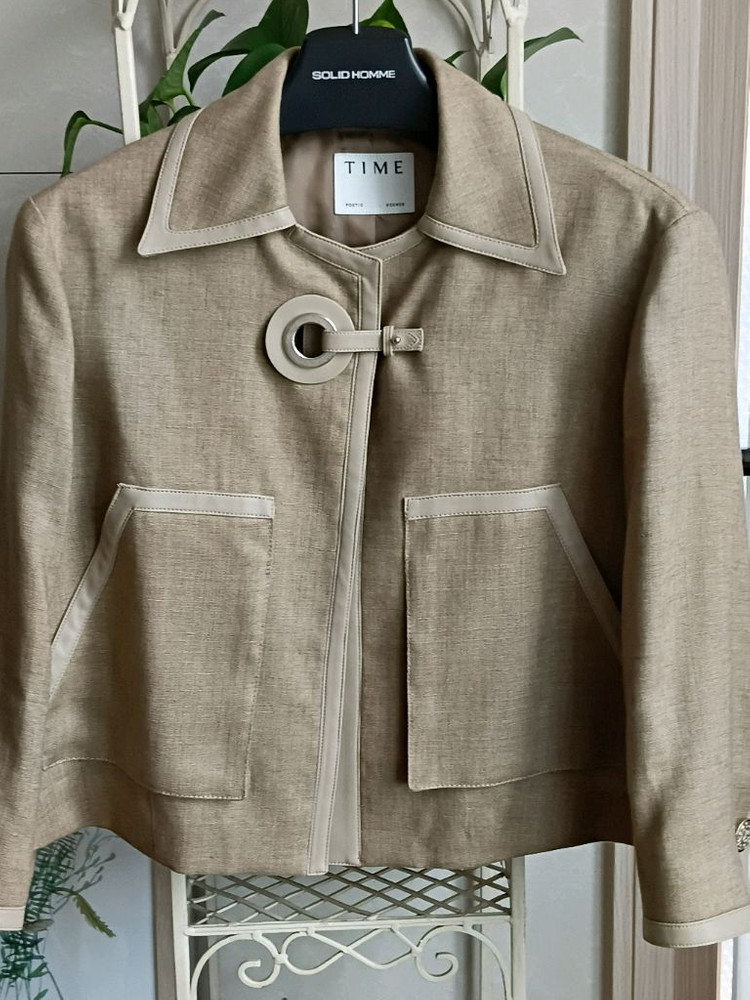TIME 린넨자켓FREE55~ 66 이미지