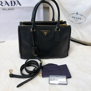 프라다 사피아노 럭스 토트백 가방 블랙 (이탈리아 매장 구입 정품 / 상태 최상) 이미지