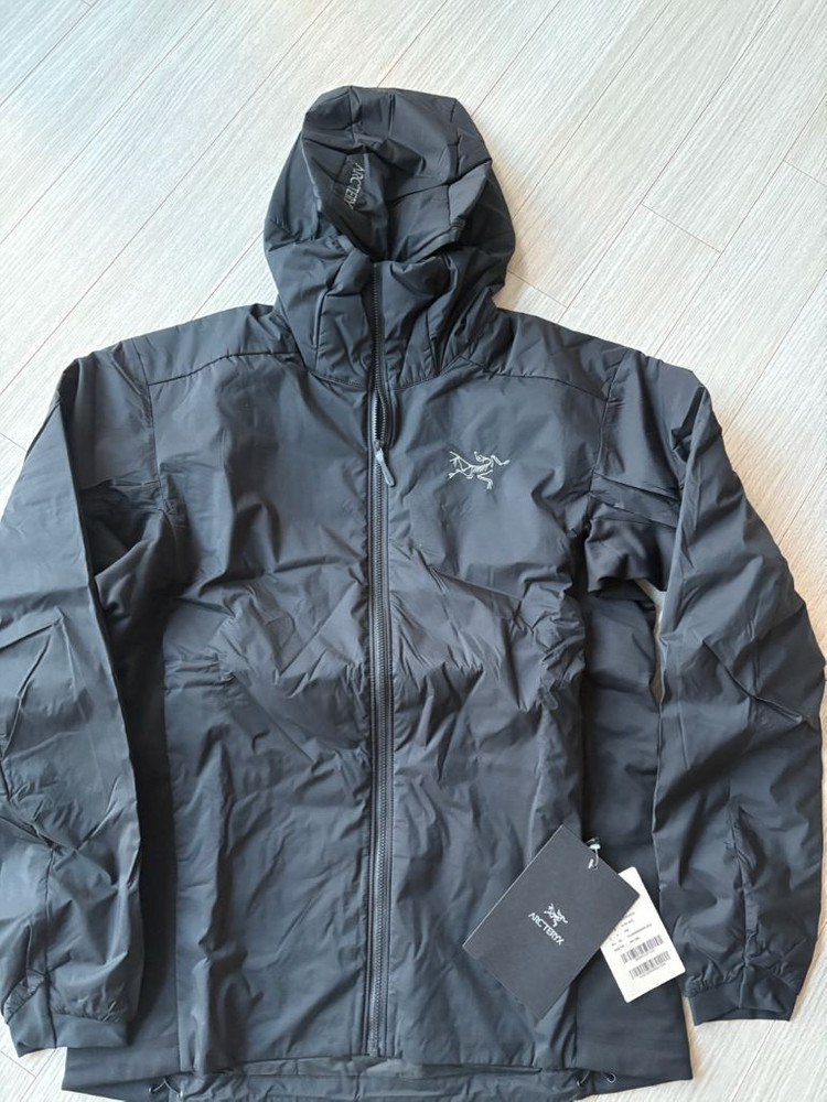 마지막 급처 아크테릭스 아톰 후디s사이즈 블랙 거의 새상품 판매 이미지