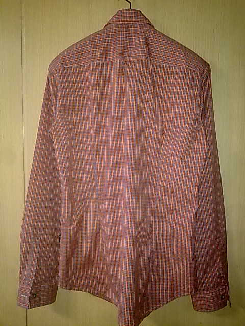 휴고보스 네모스 슬림핏 프리미엄 코튼 체크셔츠/저렴가/150불/95/최상/택배비포함가격 이미지