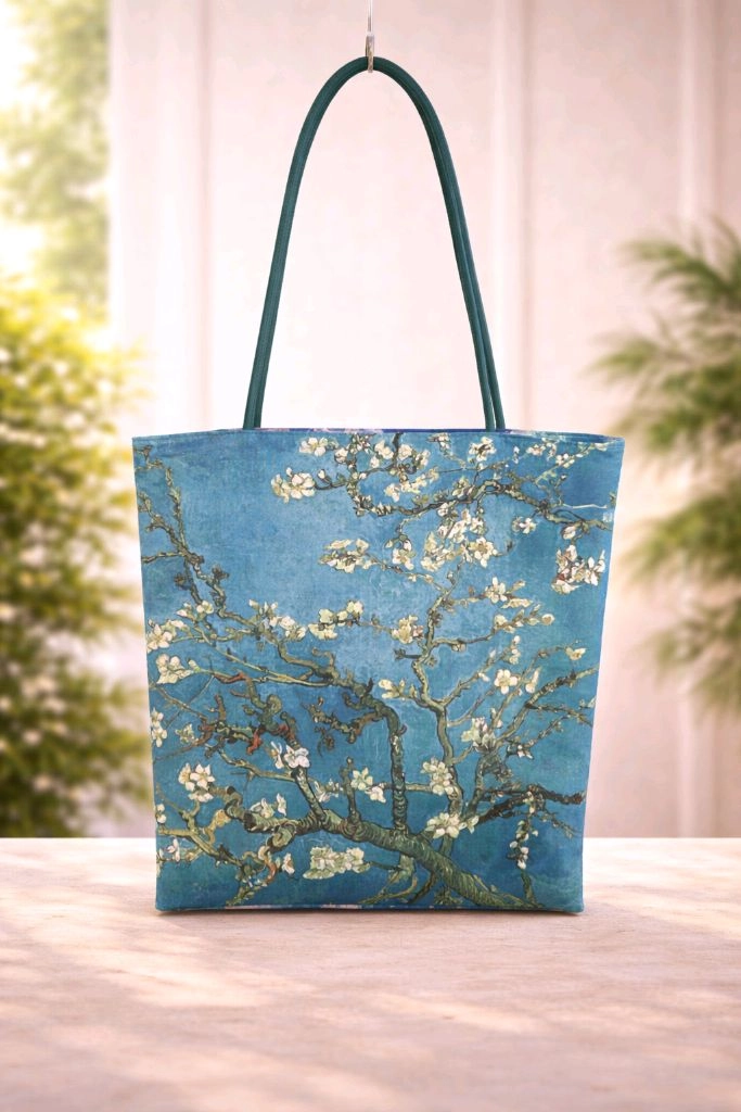 고흐 명화 양면 에코백 캔버스백 숄더백 보조가방 아트 굿즈 33x37cm 이미지