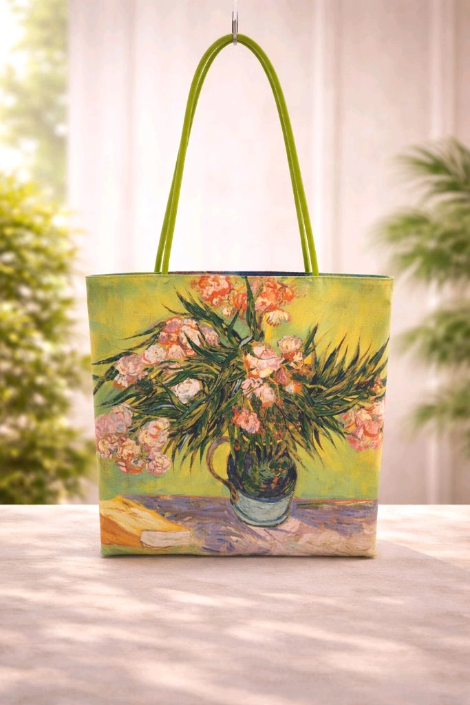 고흐 명화 양면 에코백 캔버스백 숄더백 보조가방 아트 굿즈 33x37cm 이미지