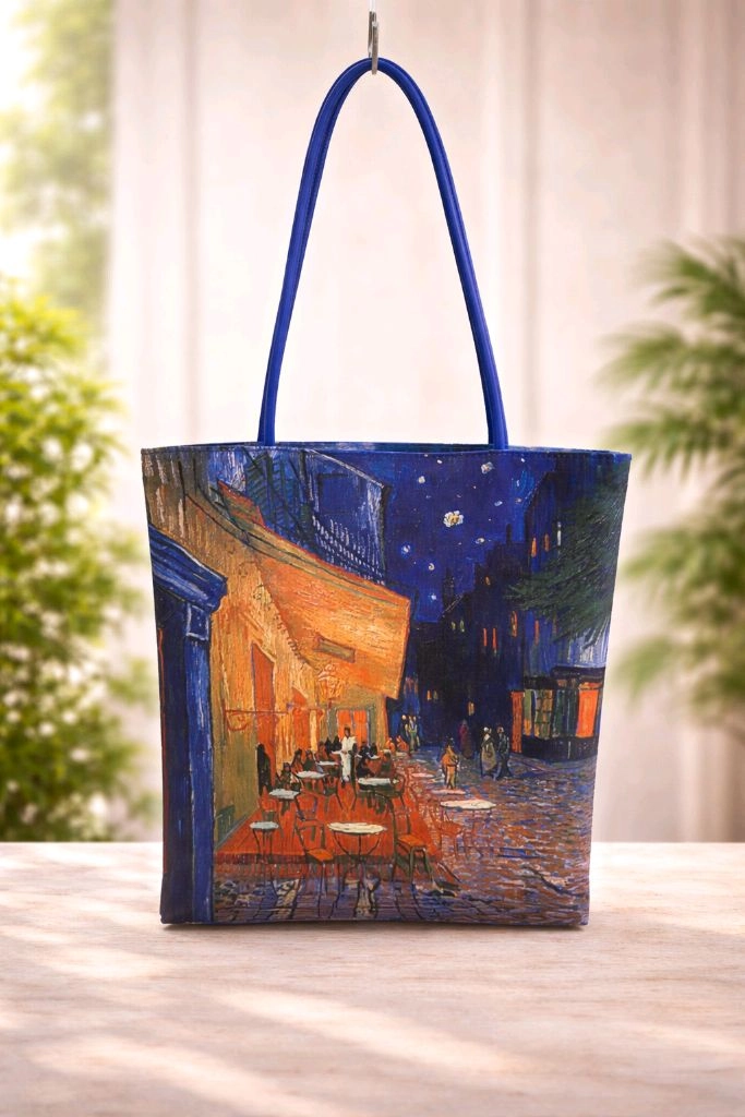 고흐 명화 양면 에코백 캔버스백 숄더백 보조가방 아트 굿즈 33x37cm 이미지