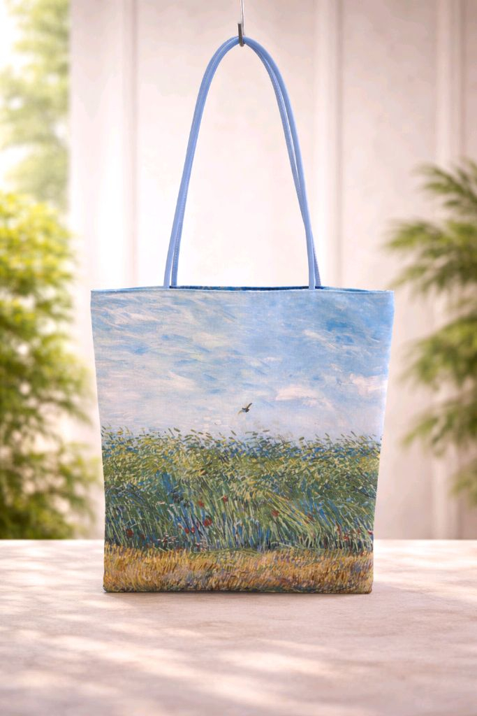 고흐 명화 양면 에코백 캔버스백 숄더백 보조가방 아트 굿즈 33x37cm 이미지