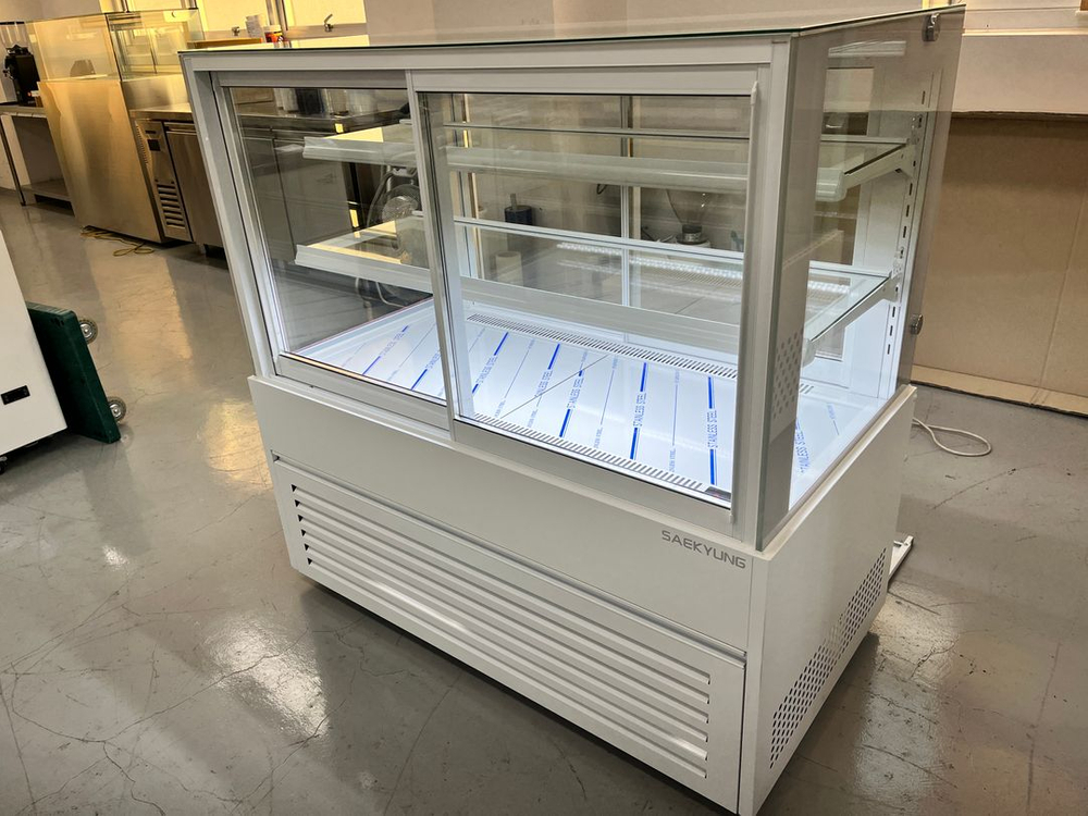 양문형 쇼케이스 냉장고 1200 앞문형 뒷문형 카페 케이크진열 보관 저온콤푸 업소용 이미지