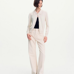 포유온 fyeo 세렌 실크 블렌드 가디건 크림 스몰사이즈 이미지