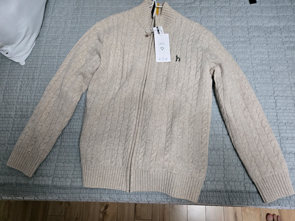 헤제스 케이블 남성 니트 판매 이미지