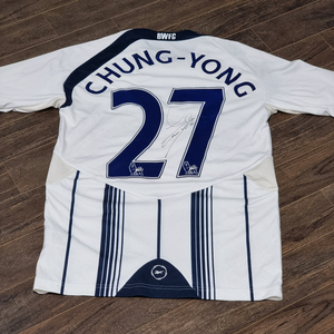 볼튼 원더러스 09 10 리복 이청용 싸인 유니폼 M 이미지