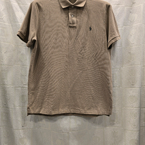 폴로 랄프로렌 카키 커스텀 슬림핏 카라티 반팔티L(100) 이미지