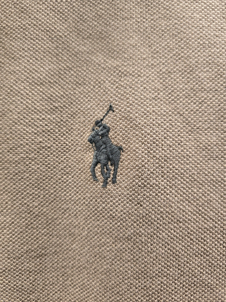 폴로 랄프로렌 카키 커스텀 슬림핏 카라티 반팔티L(100) 이미지